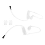 Auriculares De Tubo Acústico De 2 Piezas, Transparentes, De