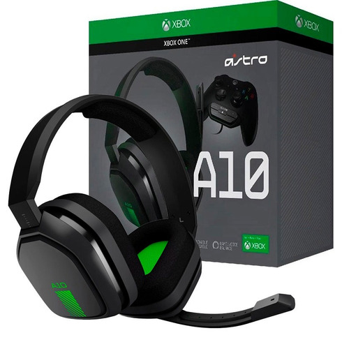 Auriculares Gamer  Astro Green Logitech A10 Pc Xbox One Ps4
