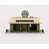 Diorama Mdf Loja Starbucks Kit - Escala 20mm