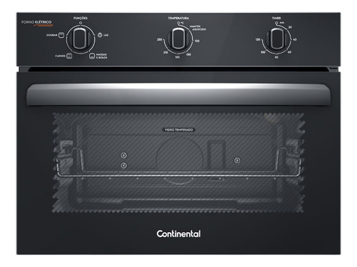 Forno De Embutir Elétrico Continental 50l - Limpafácil Oc4em Cor Preto 110v