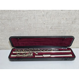 Flauta Transversal Yamaha Yfl 211 Niqueljapão Usada Ref: 448