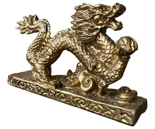 Estatua Dragon Chino Feng Shui 12 Cm 