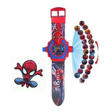 Relogio Infantil Super Heroi Homem Aranha Brinquedo Presente