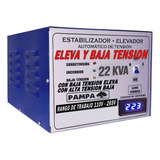 Elevador Estabilizador Tensión Automático 22kva Eleva Y Baja Color Azul/blanco