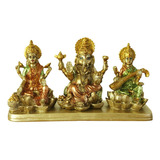 Hinduismo Lakshmi Ganesha Saraswati - Estatua Hind Laxmi Lor