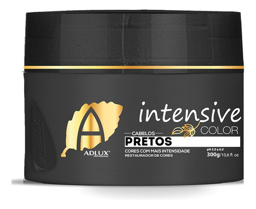 Intensive Color Preto Matizador Profissional Adlux 300g