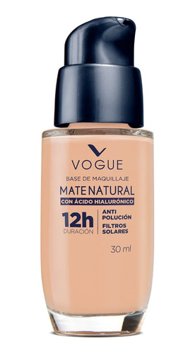 Base Liquida Vogue Mate Natural Arena X 30ml