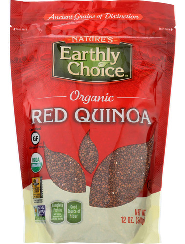 Nature's Earthly Choice Quinoa Organica Premium, Roja, 12 On