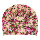 Gorro Con Estampado Floral Anudado Para Niña