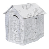 Diy Cardboard Santa Workshop Play House - Actividad De Vacac