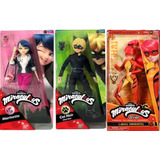 Miraculous Lady Bug Paquete De 3 Figuras Ladybugtrio