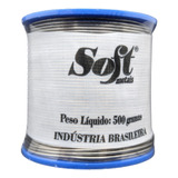 Solda Estanho Rolo Fio 1mm 500g 60x40 Soft Carretel 110v/220v