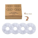 Pack X4 Filtros Bebedero Fuente De Agua Eléctrico Gato Perro