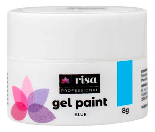 Gel Paint Risa White Varias Cores Decoração Profissional