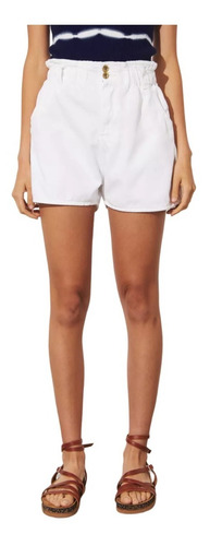 Short Algodon Mujer Wanama Belmont White