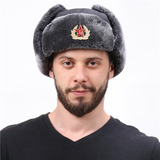 A5+gorra Rusa Shapka Ushanka (gris, Medical 62)