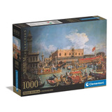 Rompecabezas Gran Canal Venecia Canaletto 1000 Pz Clementoni