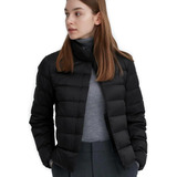 Campera Uniqlo Original Mujer Negro Sin Capucha Nvo Modelo