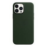 Funda Para Iphone13 Pro Max /magsafe/ Cuero/sequoia Green