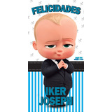 Lona Personalizada Jefe En Pañales Manta Banner Decoración