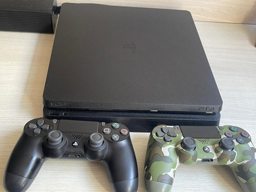 Ps4 Slim 500gb + 9 Jogos + 2 Controles (originais)