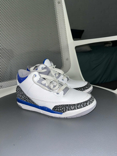 Jordan 3 Retro Recer Originales Para Niños Talle 32.5/ Us2y