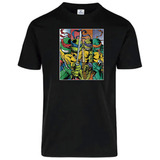 Playera Negra De  Tmnt Tortugas Ninja A781