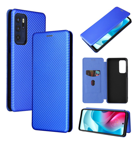 Funda Con Tapa Hipermagnética Para Motorola Moto G60 Y Moto