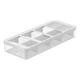  Organizador De Cubiertos Clear Blanco