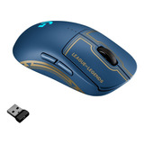 Mouse Gamer Sem Fio Logitech Gpro Wireless League Of Legends Cor Azul