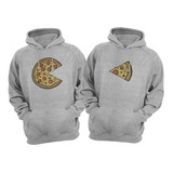 Sudadera Grapics Gorro Pizza Rebanada Pareja Amigos Amor