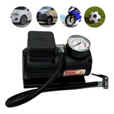 Mini Compressor De Ar Portátil Automotivo Eurus 12v Preto Monofásico Calibrador De Pneu