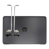 Tapa De Pantalla Hp 15-ac1102la 15-ay Negra Y Par  Bisagras 