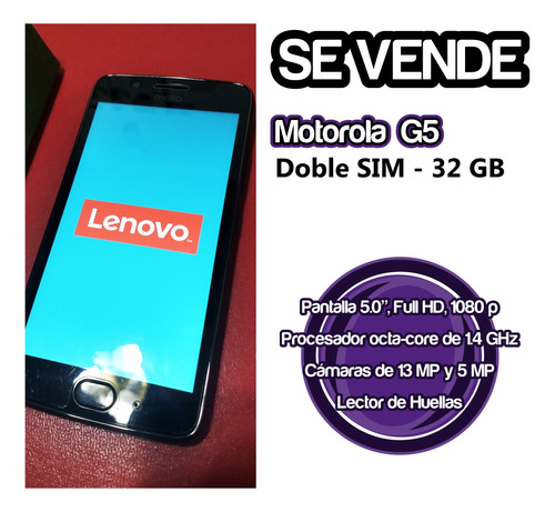 Motorola Moto G5 32gb 2gb Ram Celular Liberado