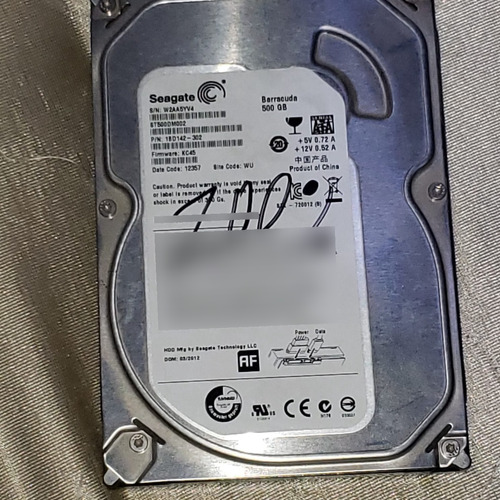 Disco Duro Interno Seagate Mm0500ebkae 500gb