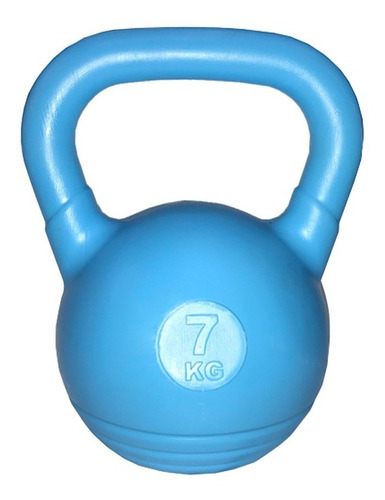 Pesa Rusa 7 Kg Pvc Mancuerna Gym Df Celeste O F E R T A