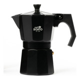 Cafetera Italiana Moka Espresso 6 Tazas Negra