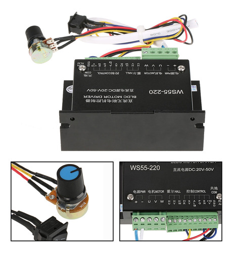 Controlador De Motor, Husillo Cnc Sin Escobillas Dc 48v 500w