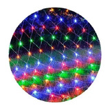 Red Lluvia Cortina Multicolor 120 Led 1.8 X 1.3 Mts Exterior