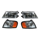 Par De Faros Y Cuartos Sentra 96 1997 1998 1999 Depo