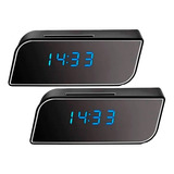 Combo X2 Camaras Reloj De Mesa Full Hd 1080p Wifi Seguridad 