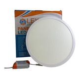 Panel Led 24w Redondo De Sobreponer Lexmana 6500k