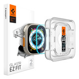 Vidrio Templado Para Apple Watch Ultra 49mm Spigen Ez Fit