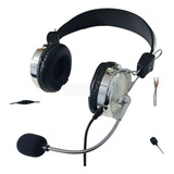  Headset Bass Conexão P2 Alta Qualidade C/ Microfone Volume