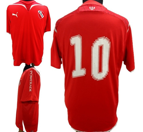 Camiseta Titular De Independiente Puma 2009 #10 Talle L