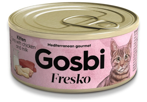 Fresko Atun Pollo Y Leche Para Gatitos Gatos 70 Gr