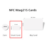 Etiqueta Nfc De Proximidad Rfid 13.56 Mhz Ntag215 Tarjeta 31