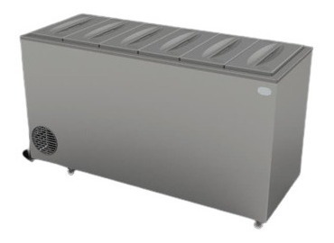 Conservadora De Helados Fam 22 Baldes Freezer Acero Inox