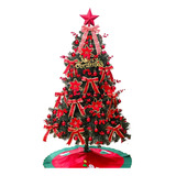 Árbol De Navidad Artificial 1.2 M Lujo Incluye Decoraciones