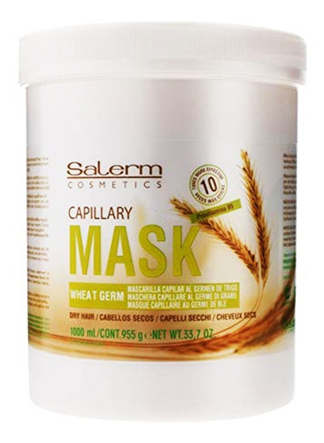 Salerm ® Mascarilla 1000ml Germen De Trigo Mask Reparación